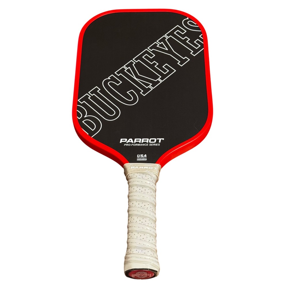 Parrot Ohio State Buckeyes Pro-Formance Wordmark‎ Pickleball Paddle Brand New